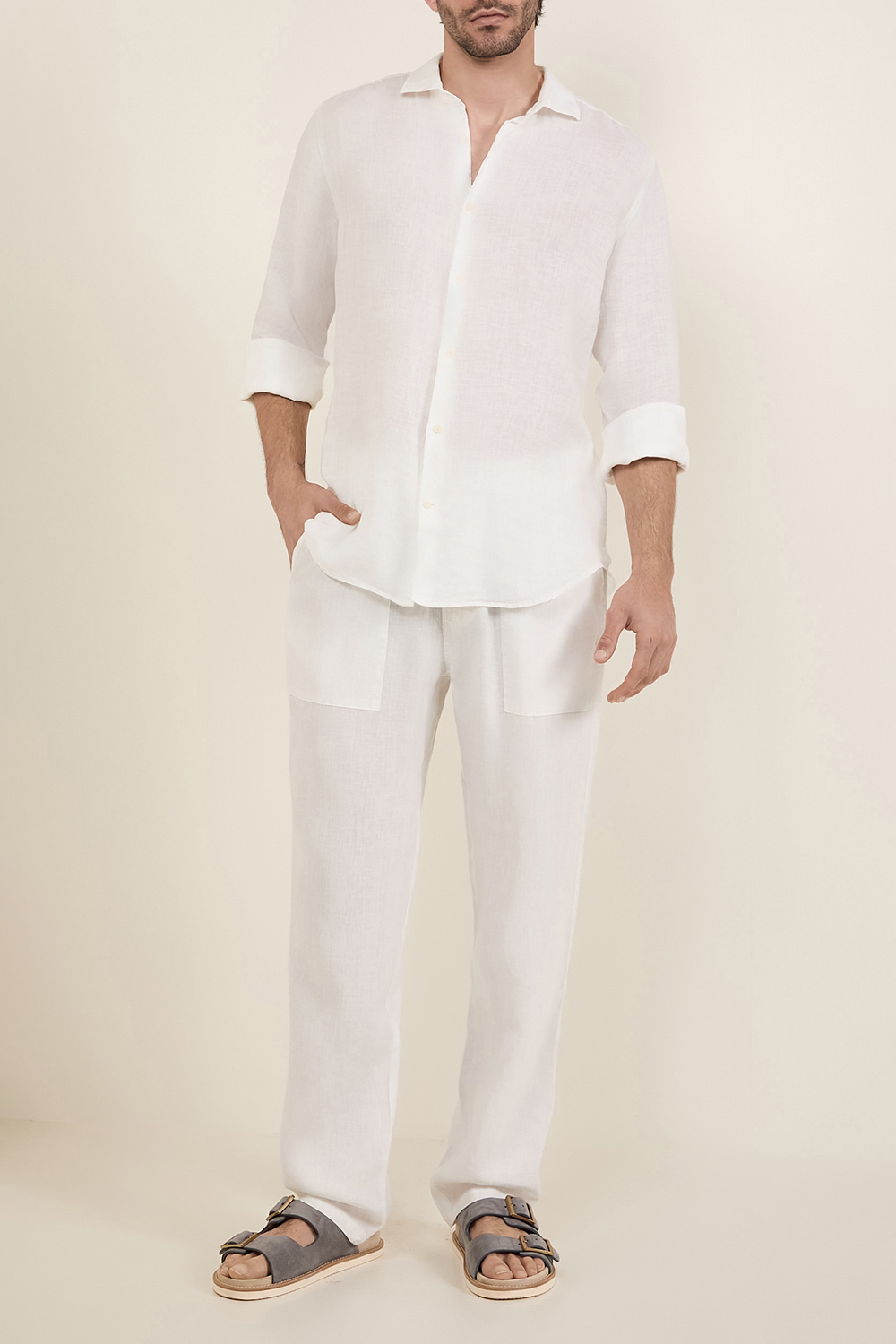 מכנסיים ארוכים מפשתן